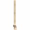 Ekena Millwork Bellingham Rough Sawn Timber Gable Bracket, Douglas Fir, 108"W x 63"H x 4"D x 4"F, 14/12 Pitch GBW108X63X0404BEL00RDF - alternate 3